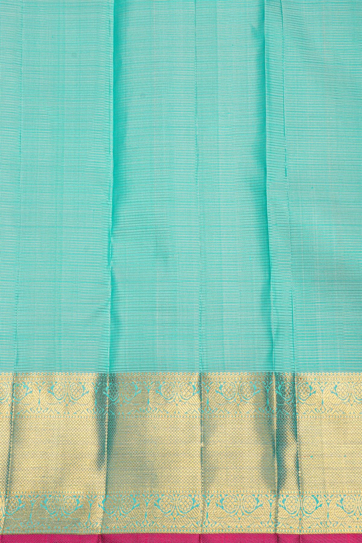 Kancheepuram Silk Sky Blue Saree