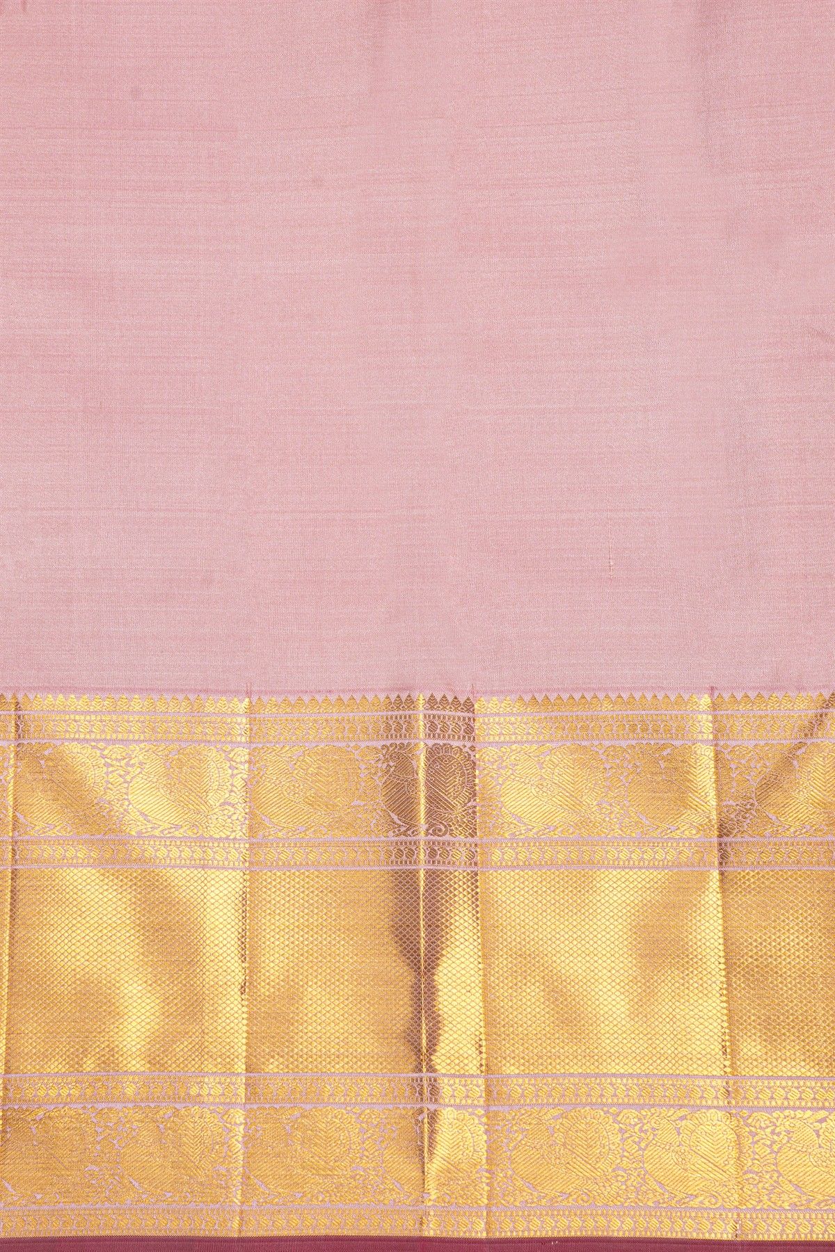 Kancheepuram Silk Baby Pink Saree