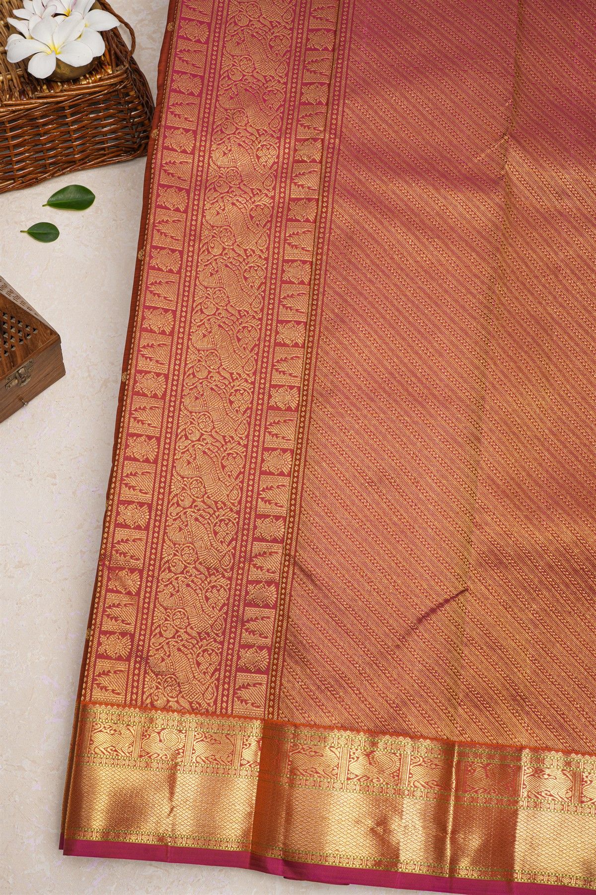 Kancheepuram Silk Maroon Saree