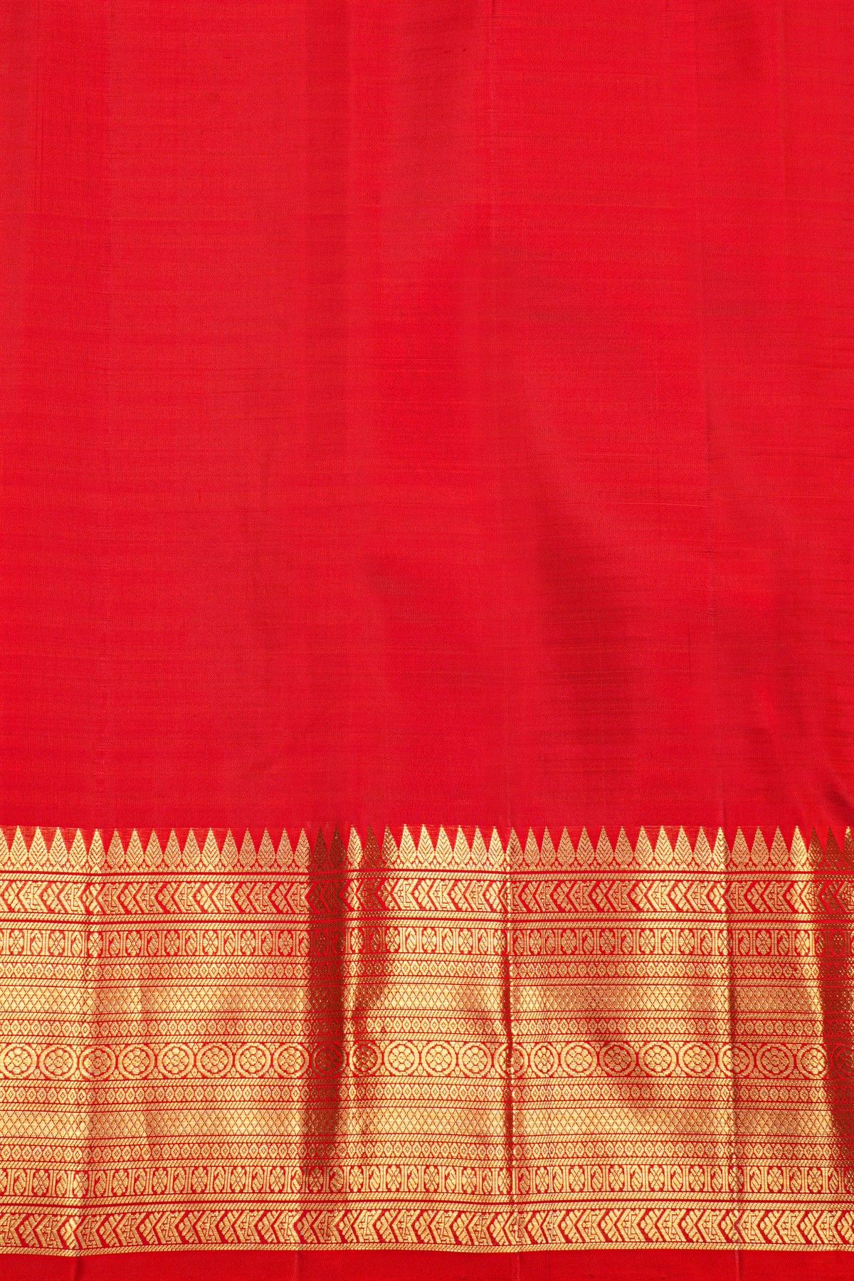 Kancheepuram Silk Bottle Green Saree