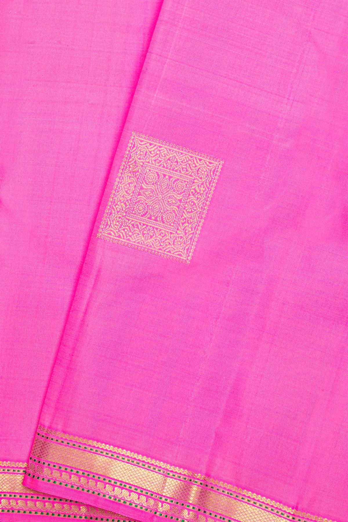 Kancheepuram Silk Pink Saree