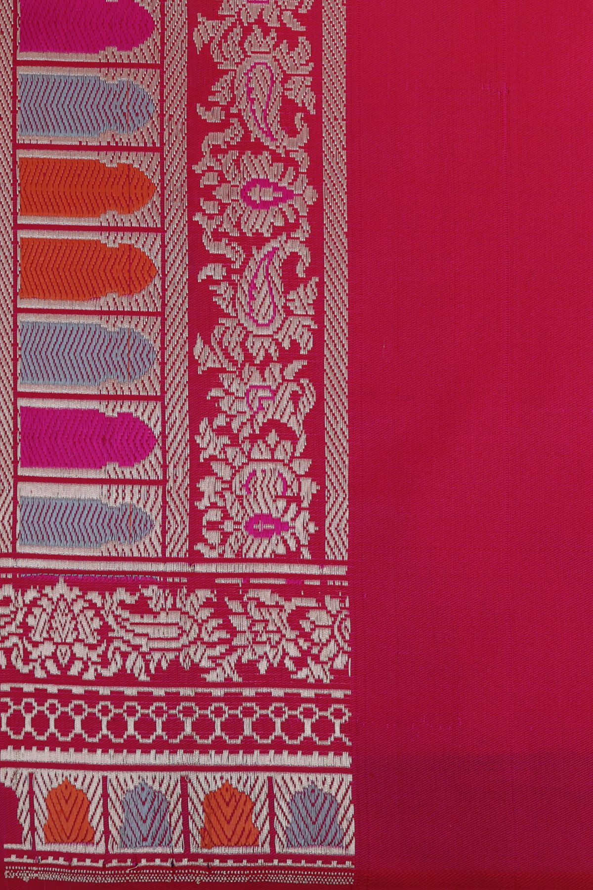 Banarasi Silk Pink Saree