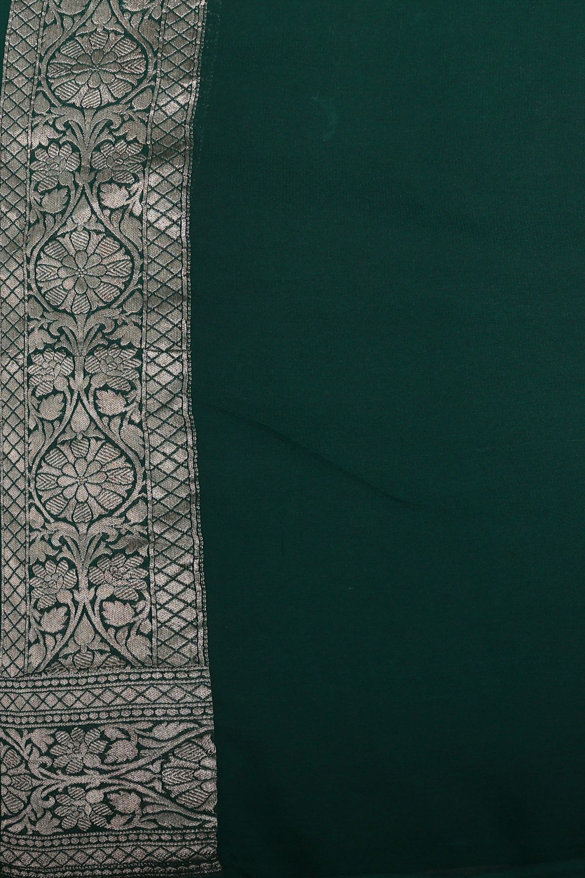 Kaddi Georgette Light Green Saree