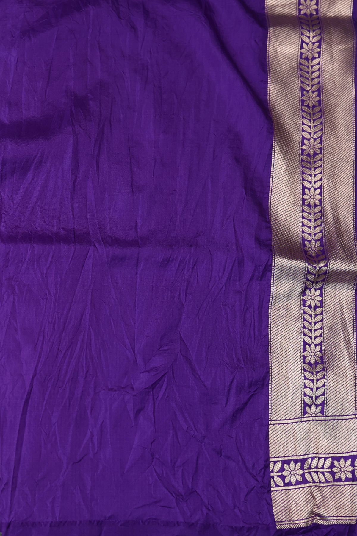 Banarasi Silk Purple Saree