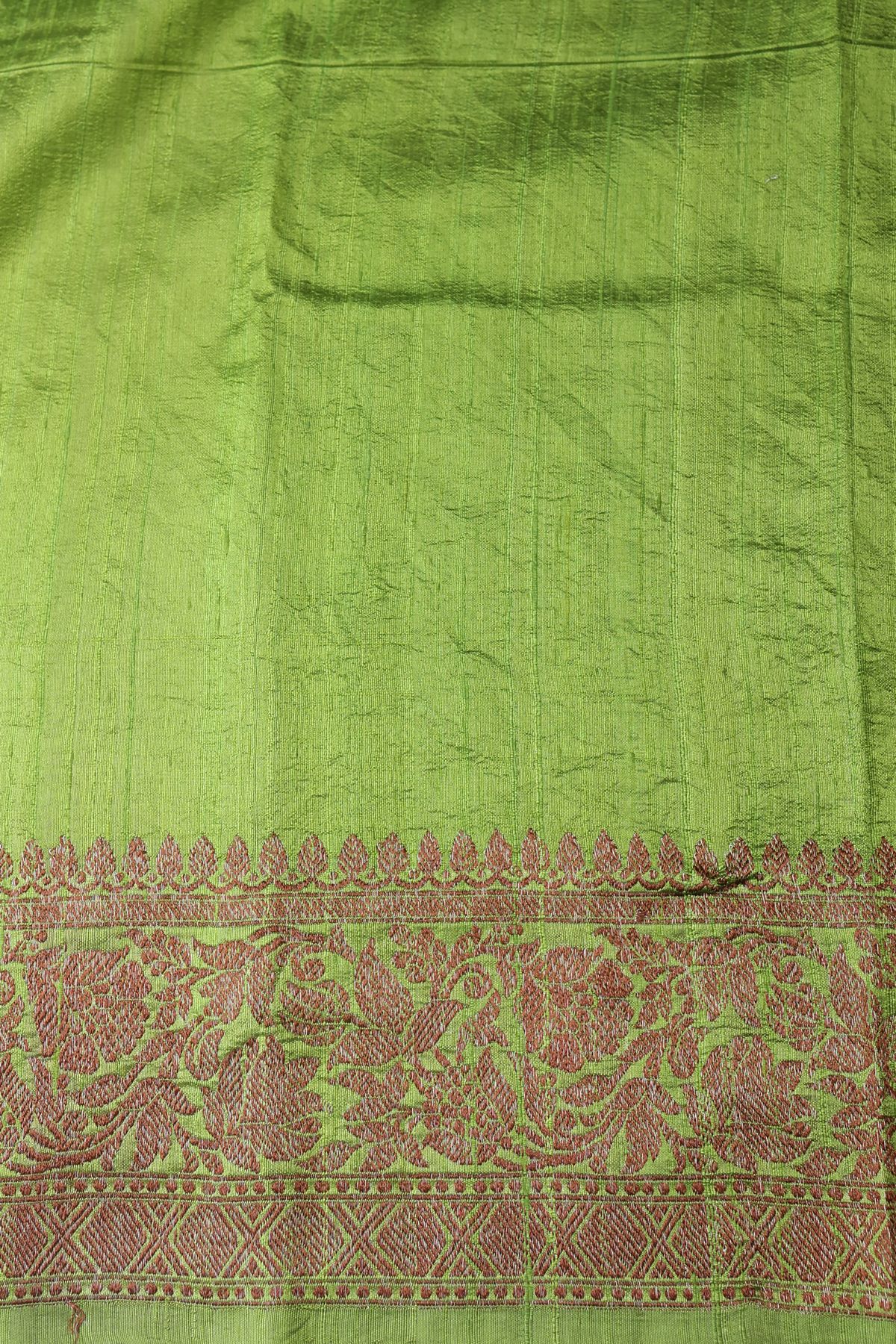 Designer Matka Silk Pink Saree