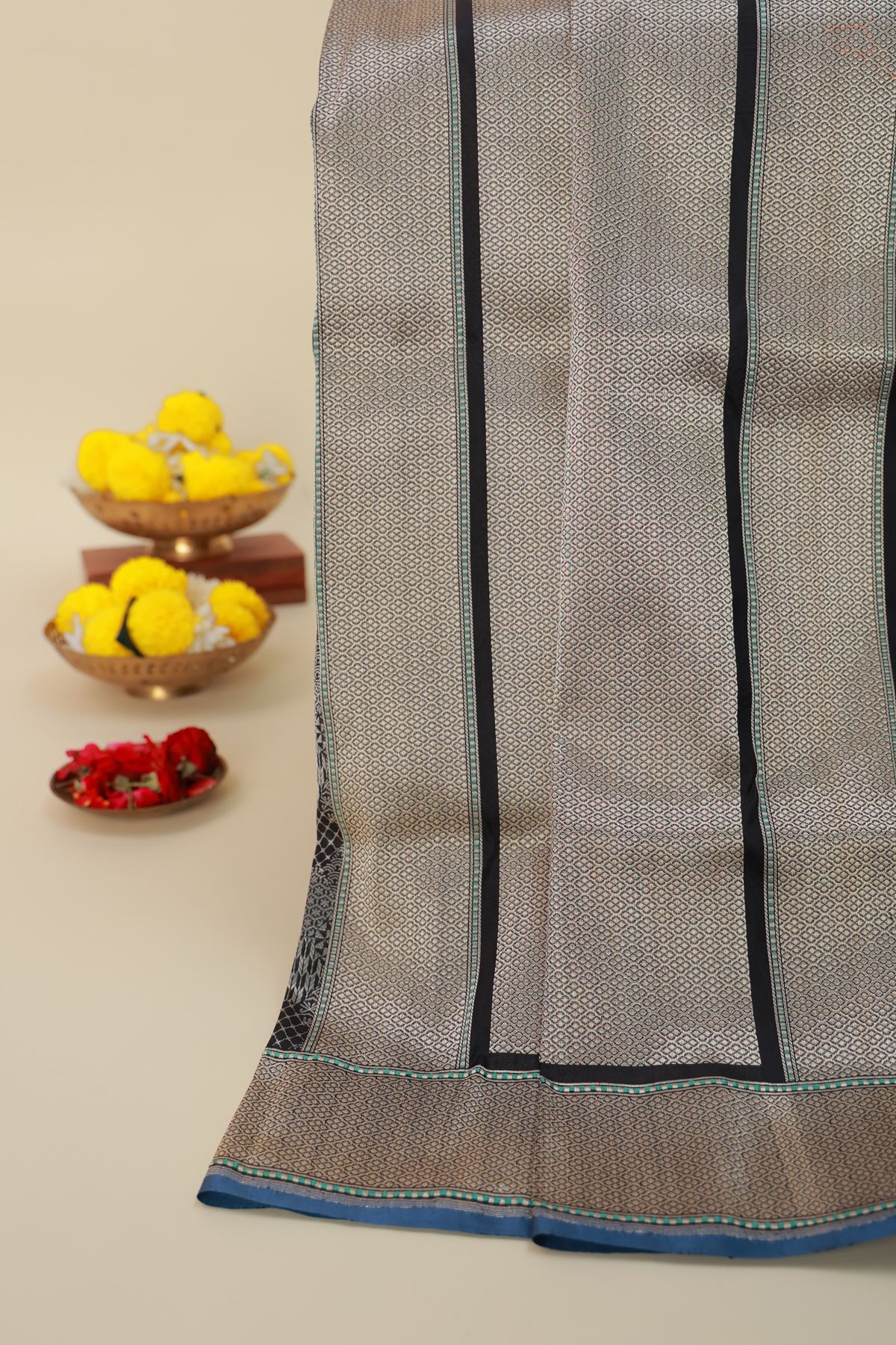 Banarasi Silk Black Saree