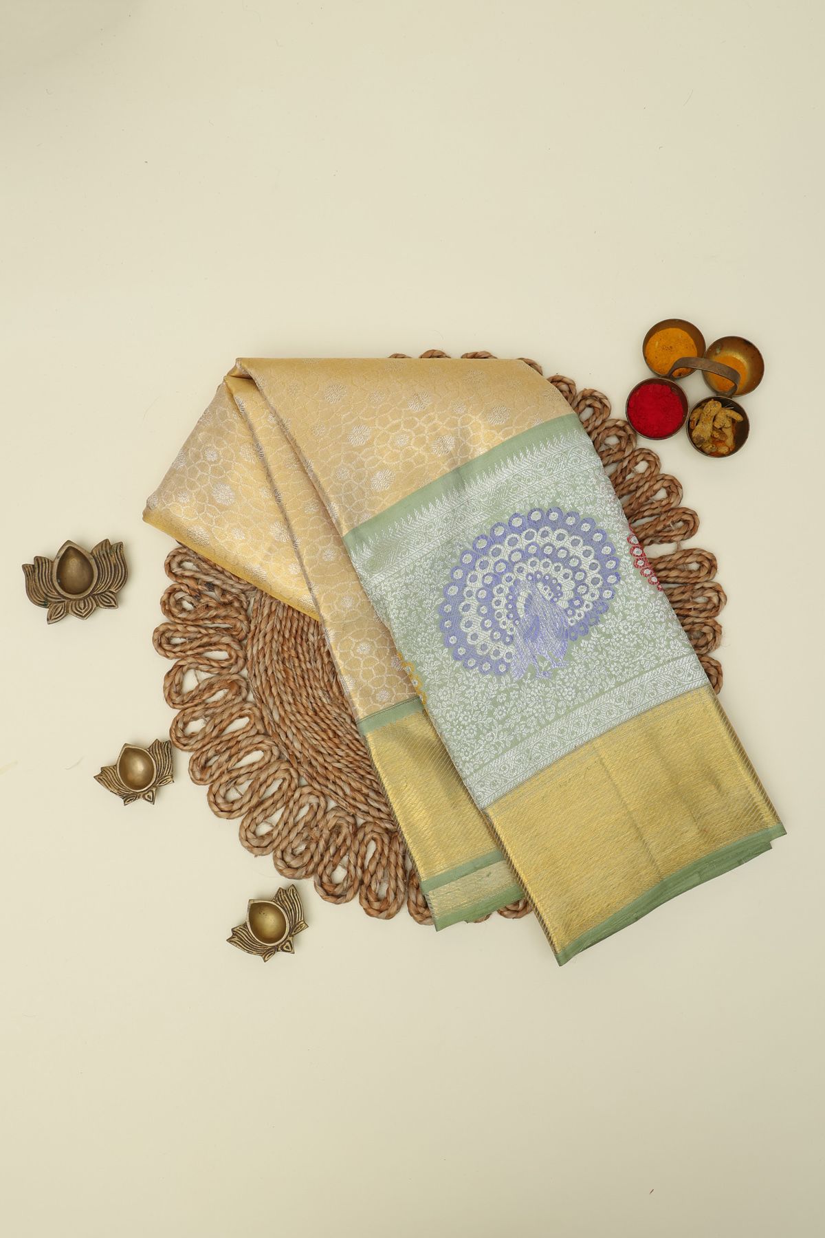Kancheepuram Silk Gold Saree