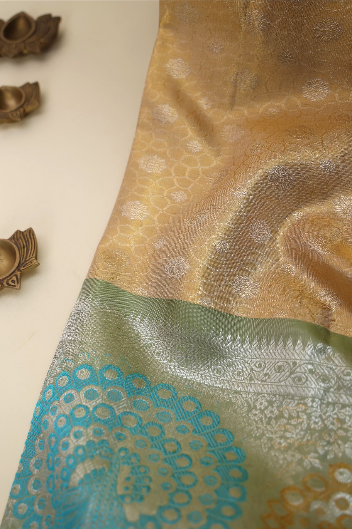 Kancheepuram Silk Gold Saree