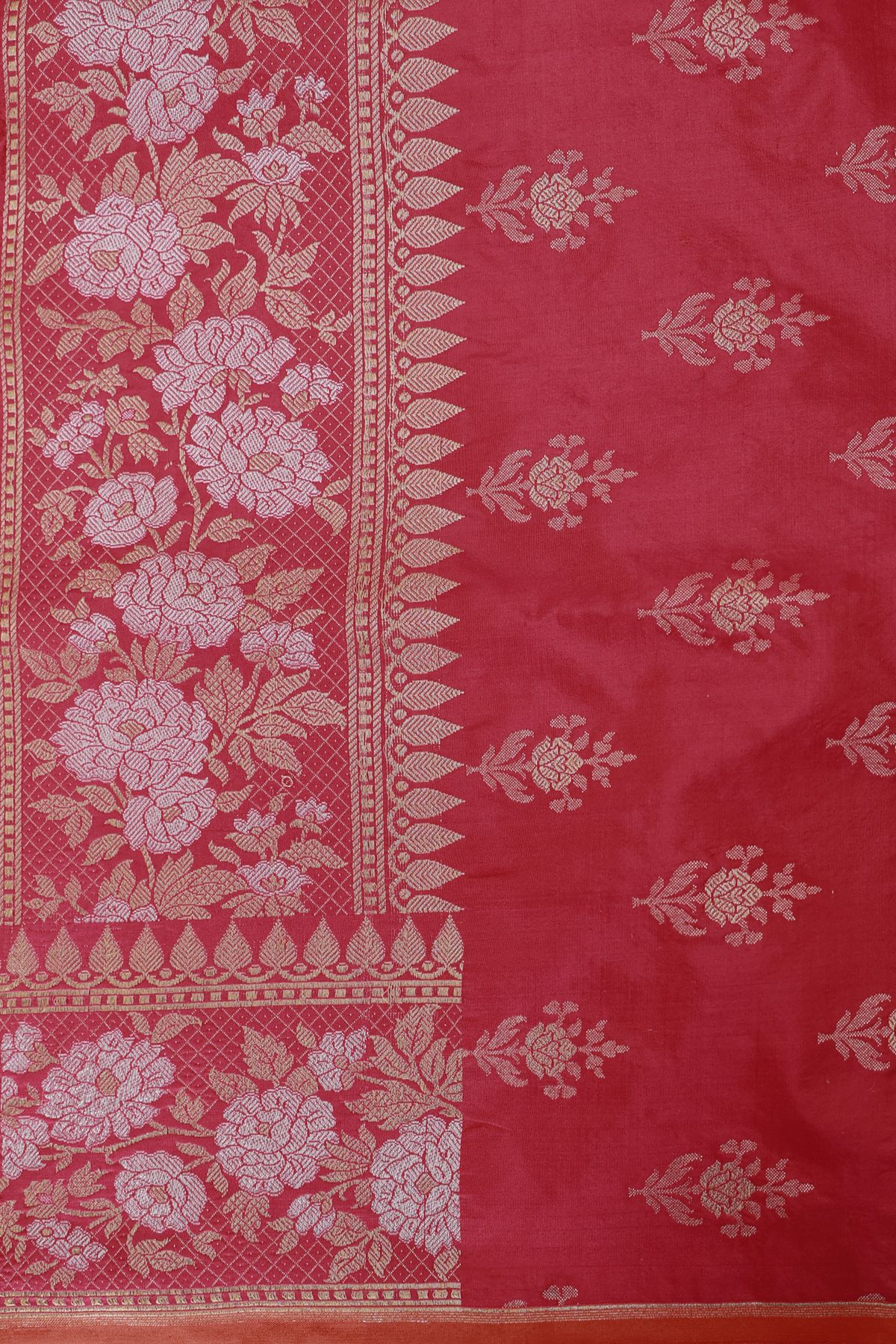Banarasi Silk Red Saree