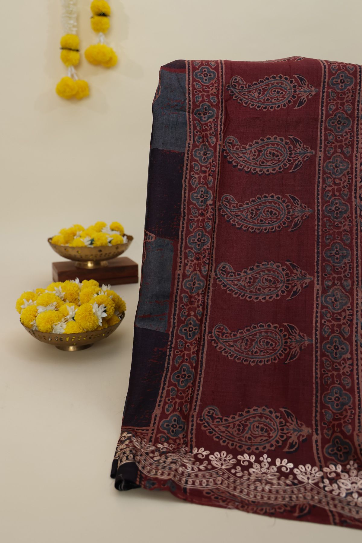 Designer Tussar Multicolour Saree
