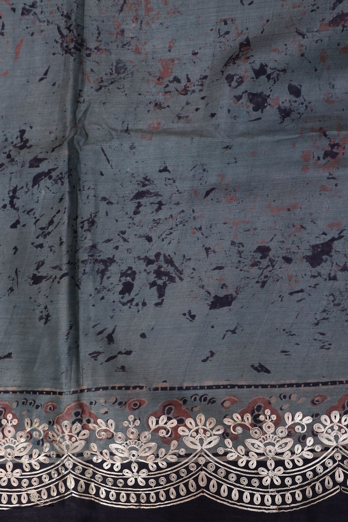 Designer Tussar Multicolour Saree