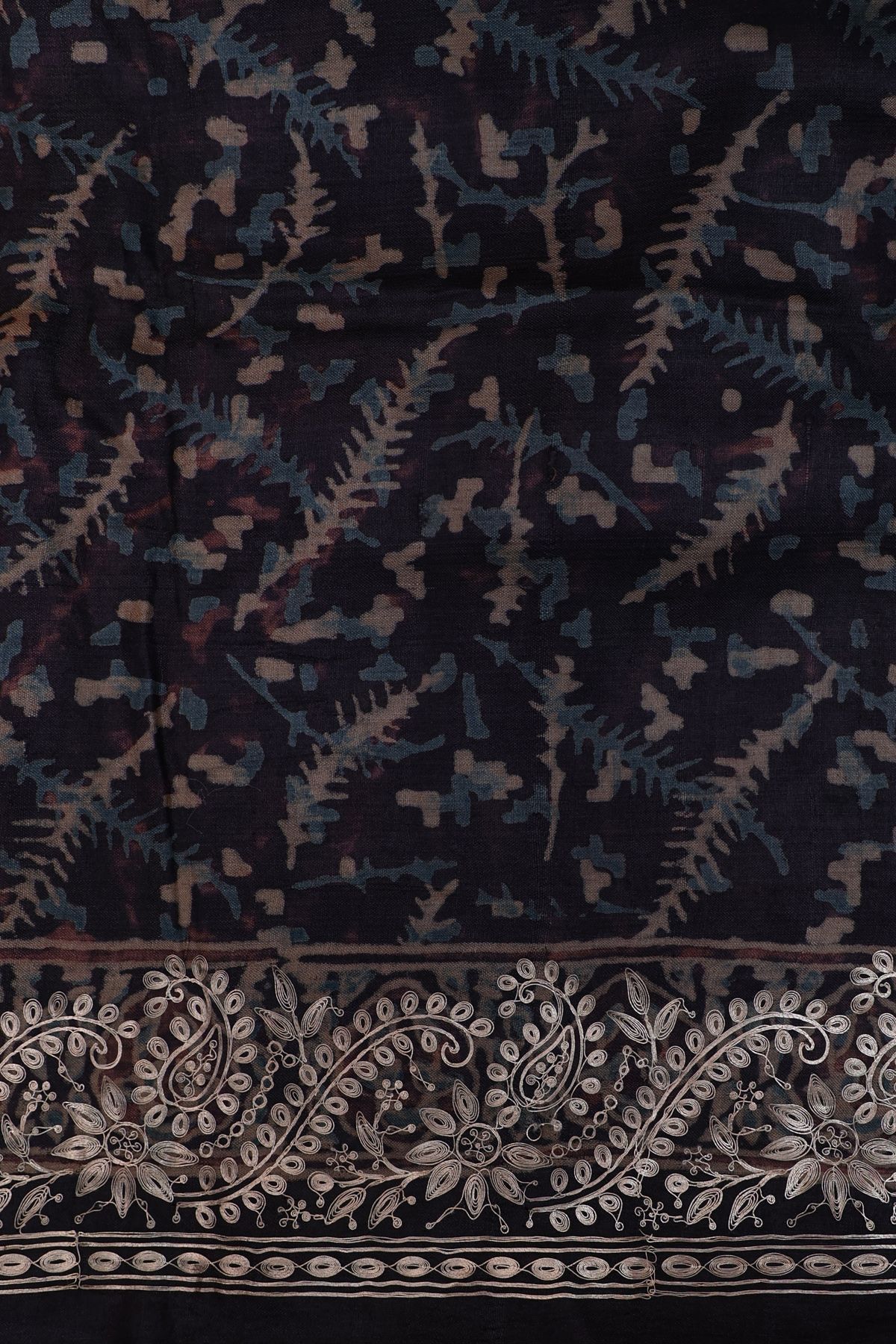 Designer Tussar Black Saree