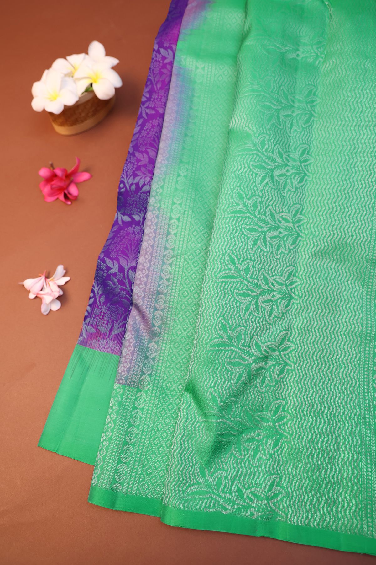 Coimbatore Silk Purple Saree