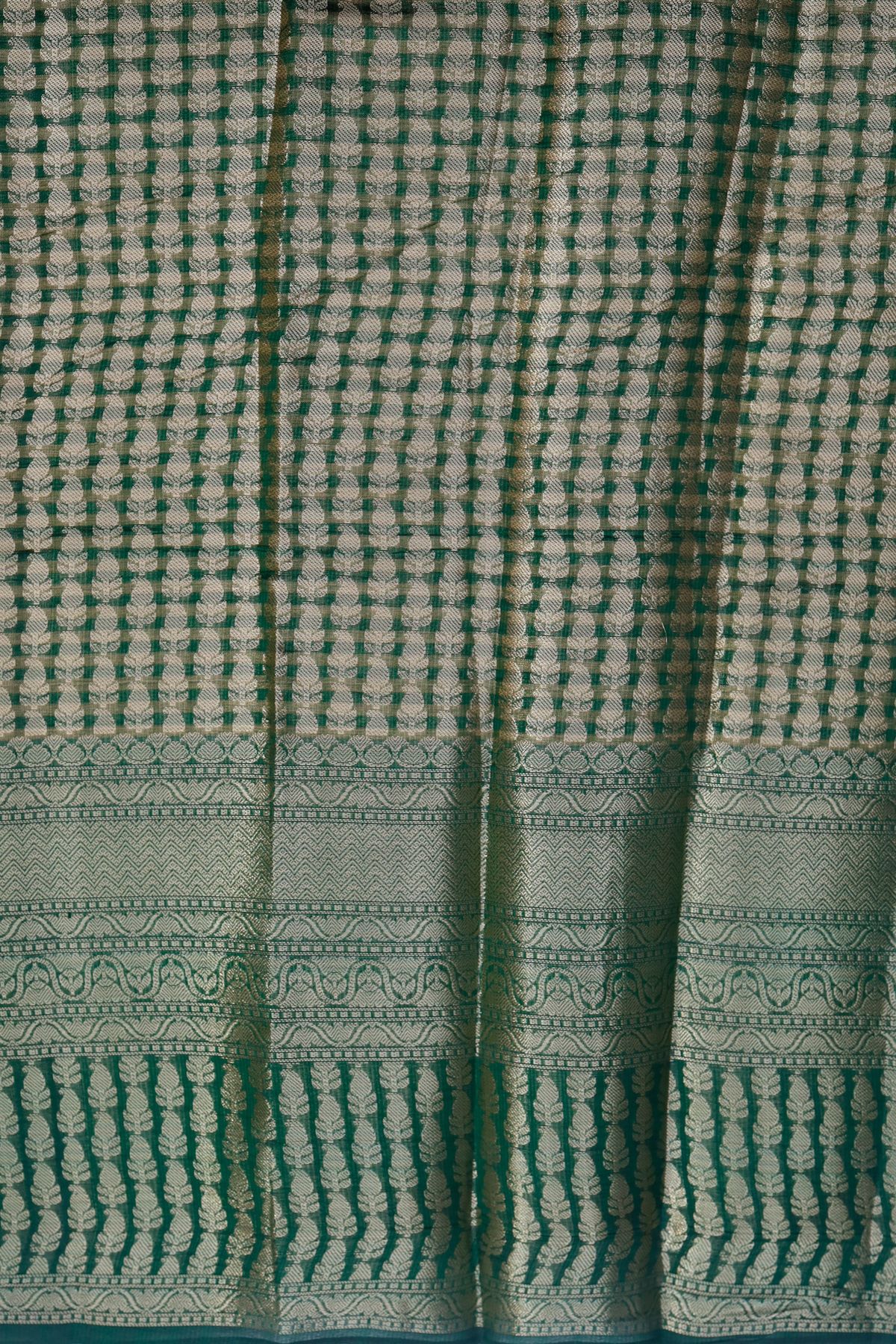 Designer Chiniya Multi-Colour Saree