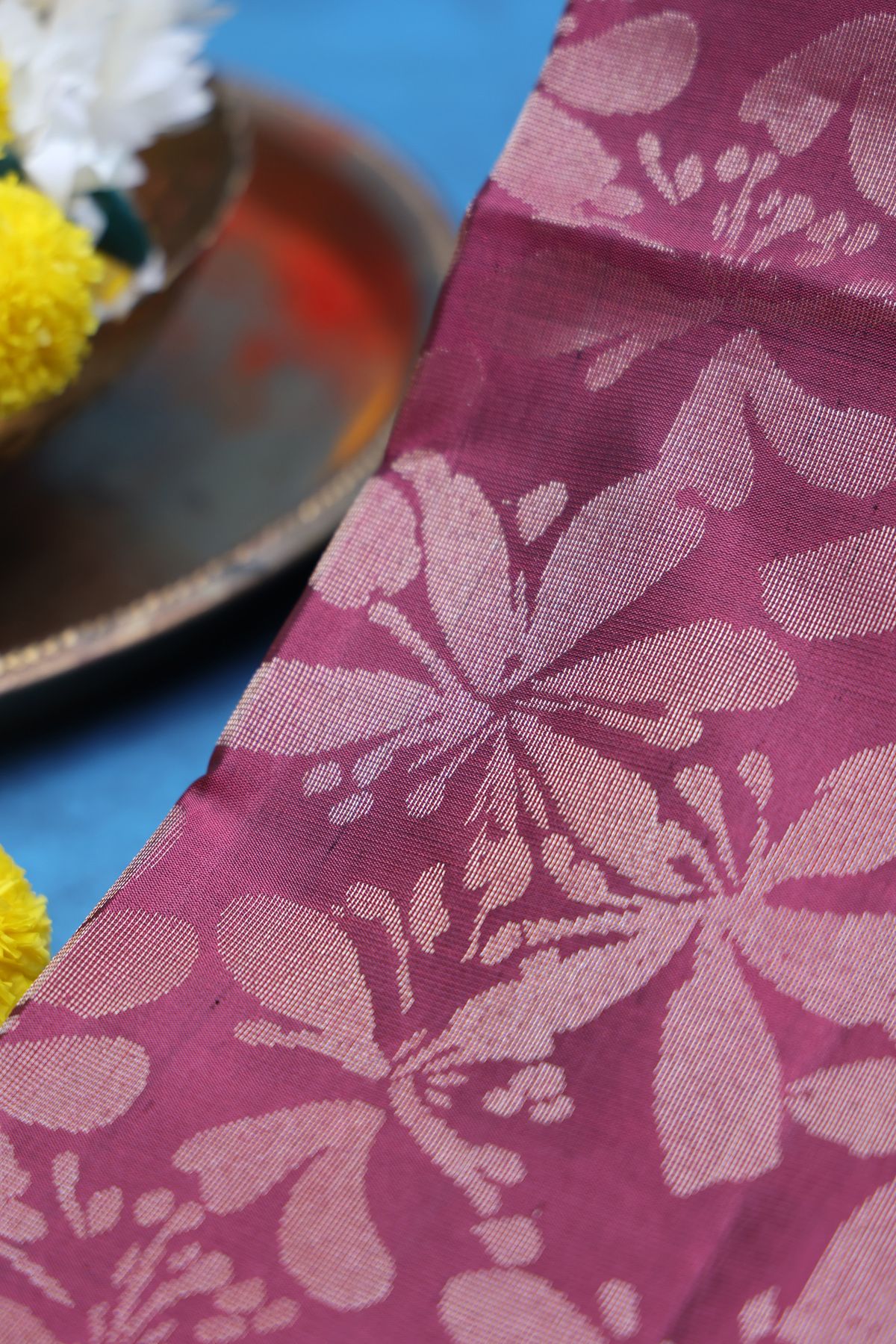 Coimbatore Soft Silk Wine Saree