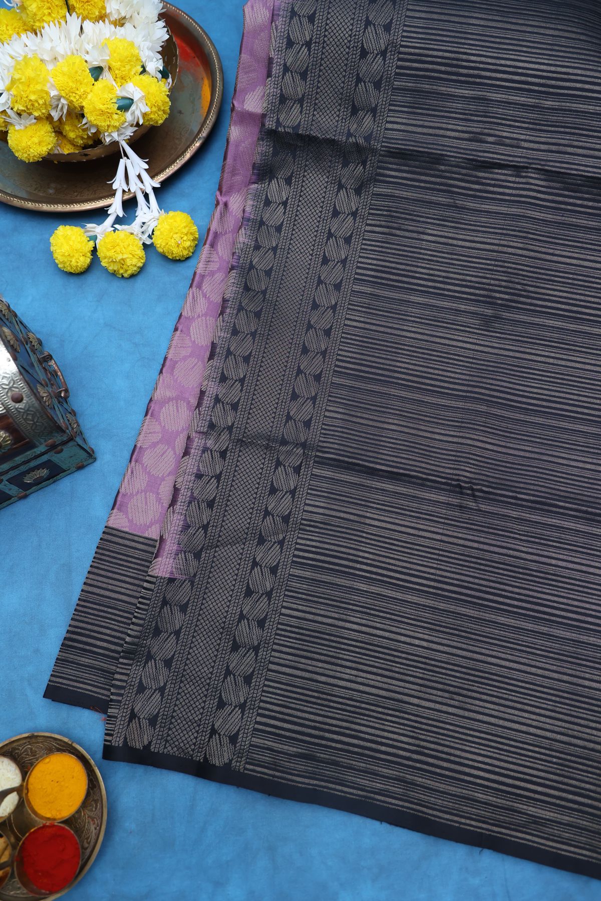 Coimbatore Soft Silk Purple Saree