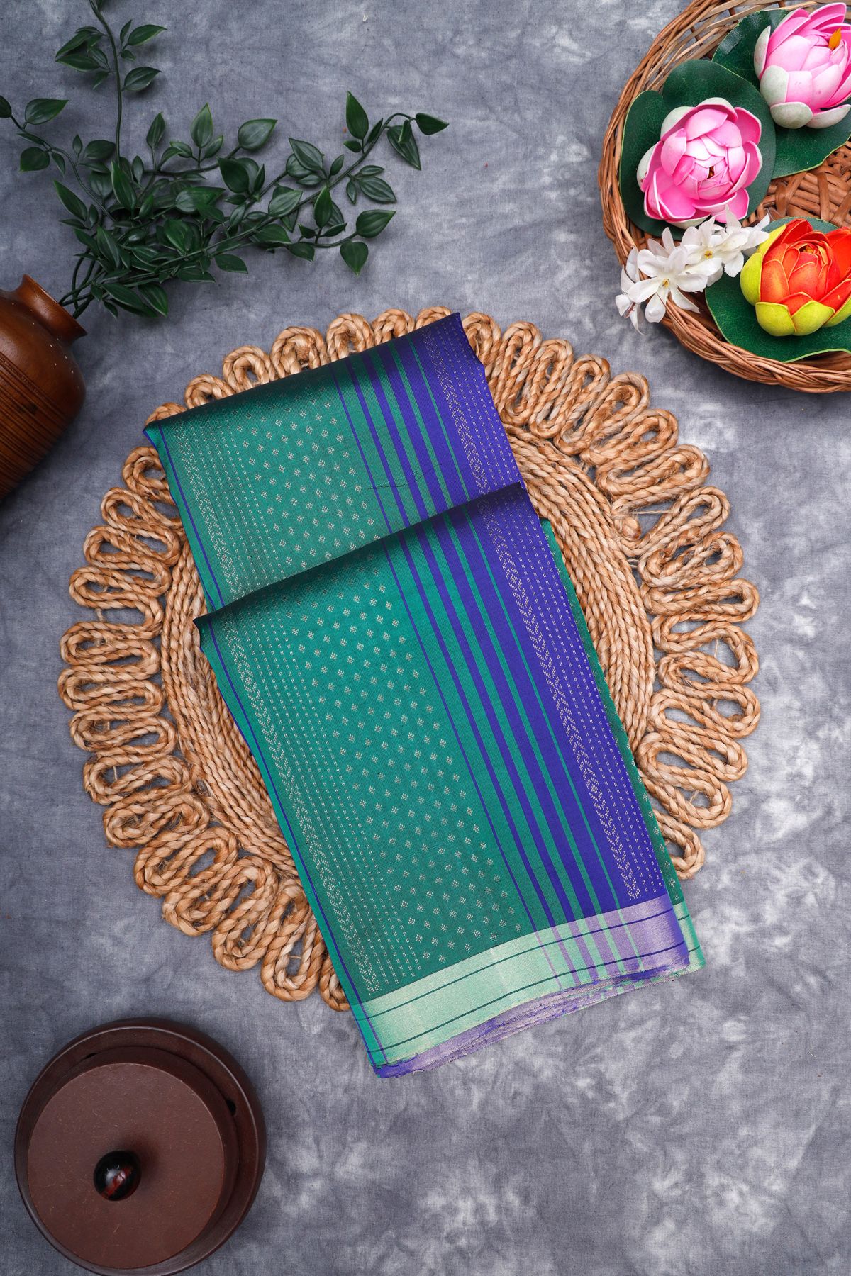 Coimbatore Soft Silk Multicolor Saree
