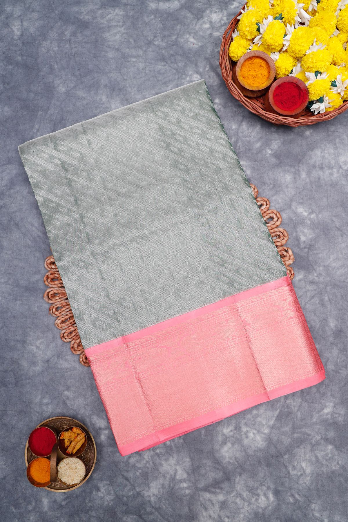 Kuppadam Sico Grey Saree