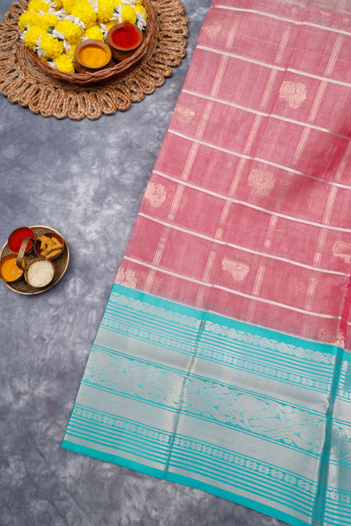 Kuppadam Sico Red Saree