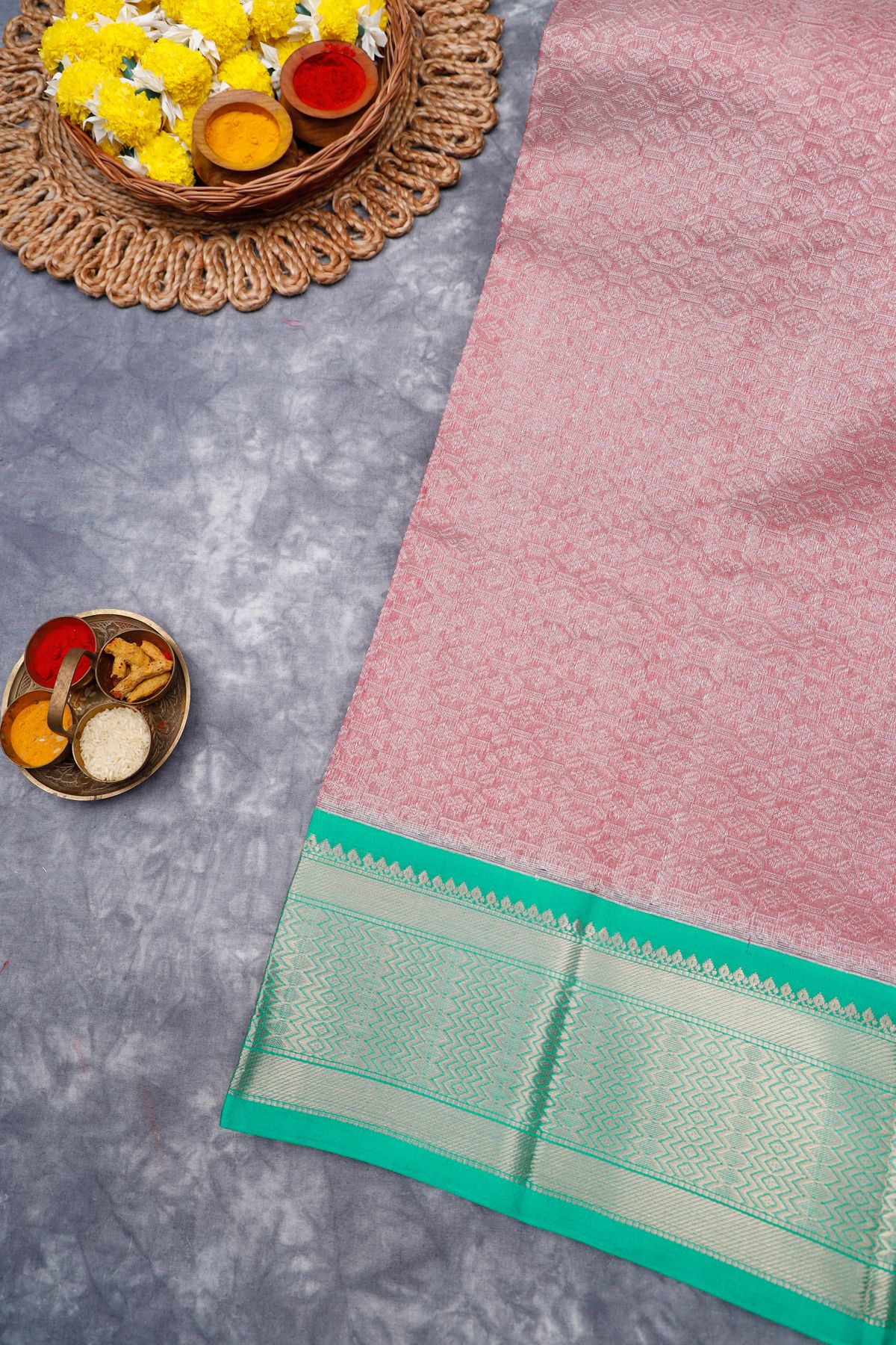 Kuppadam Sico Pink Saree