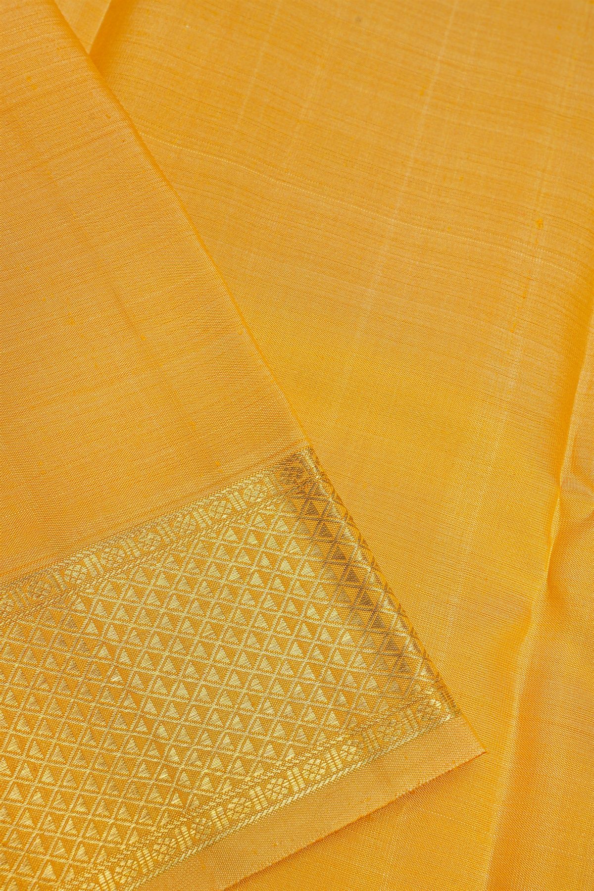 Kancheepuram Silk Mustard Dhoti