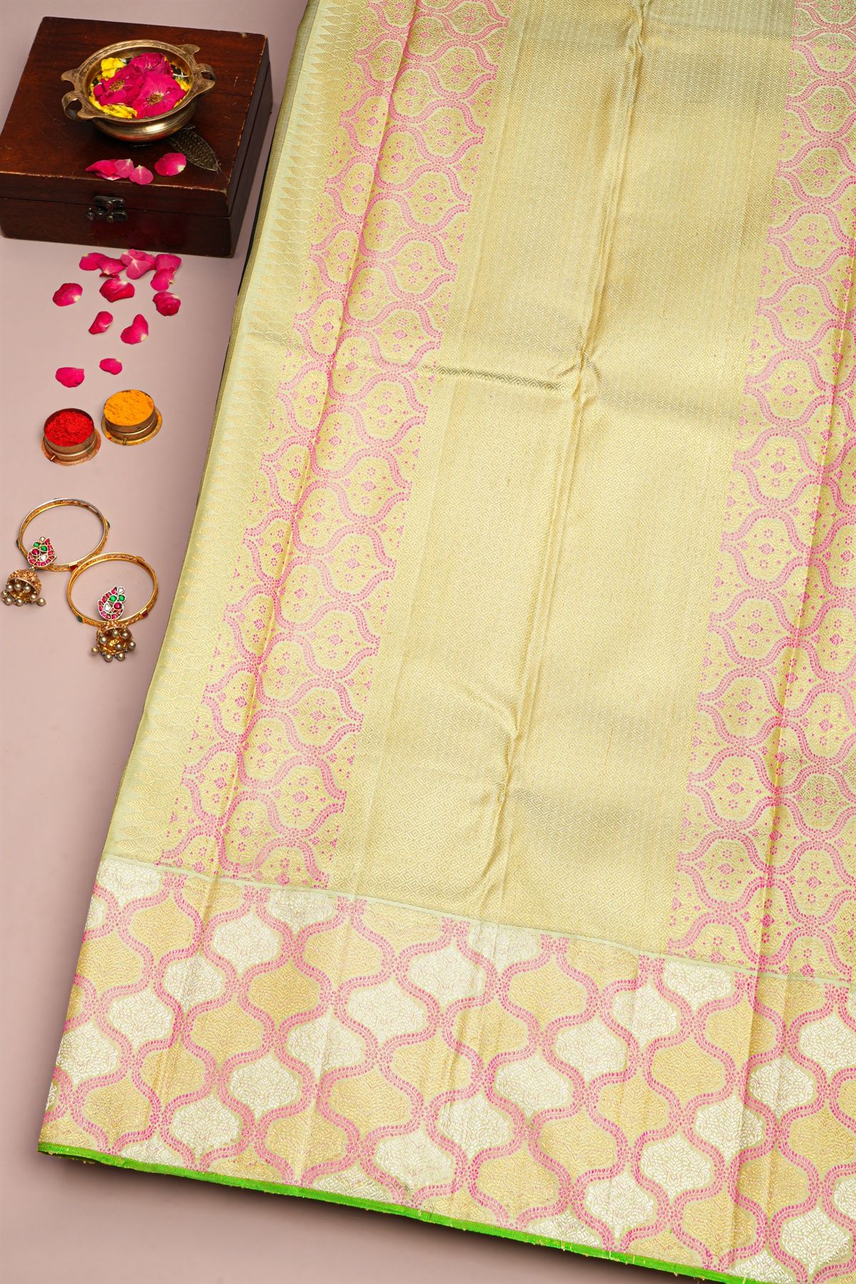 Kancheepuram Silk Black Saree