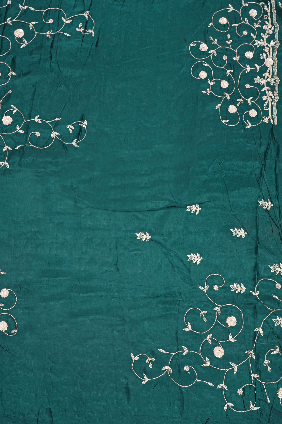 Designer Tissue Georgette Dark Grey Saree