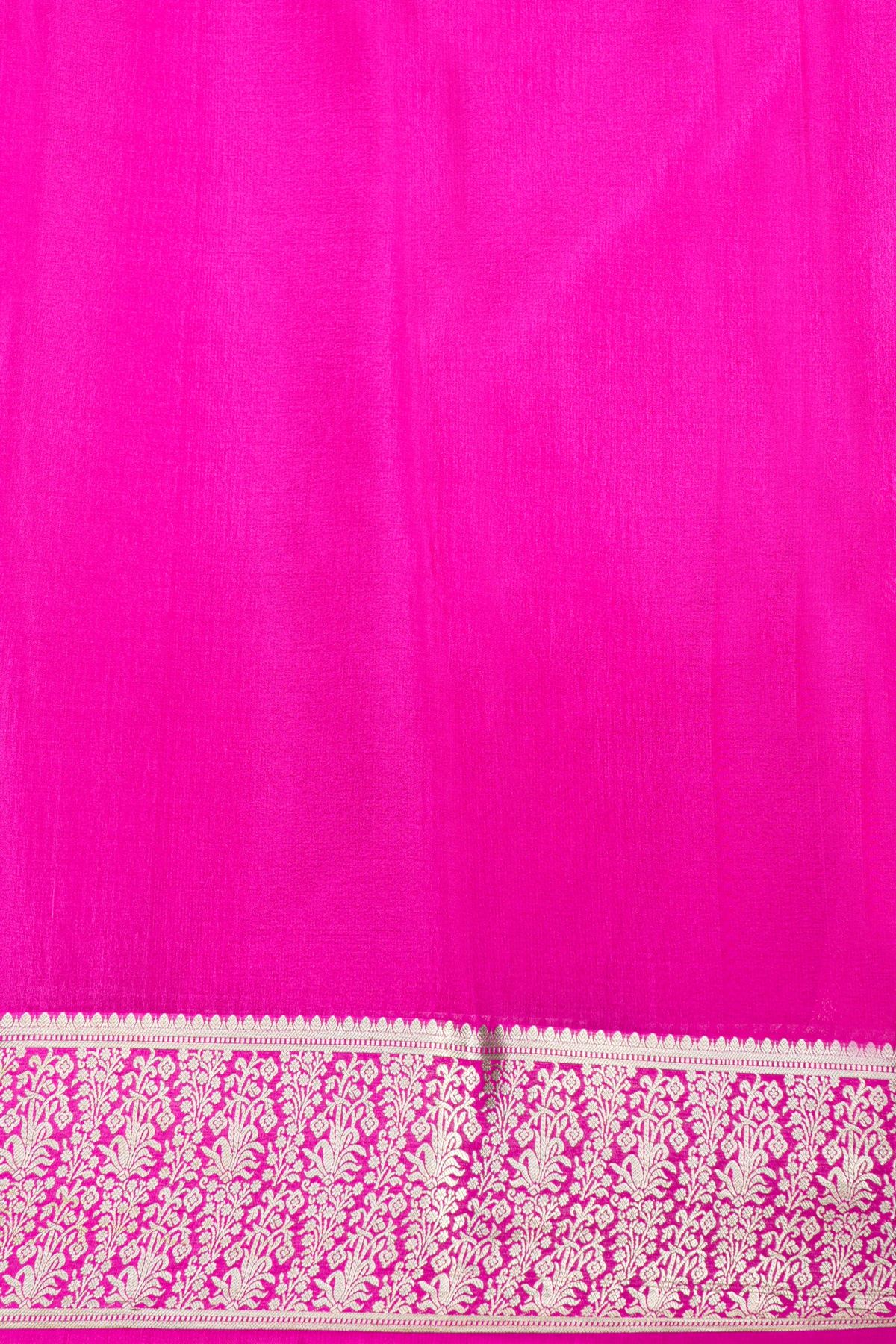 Mysore Crepe Pink Saree