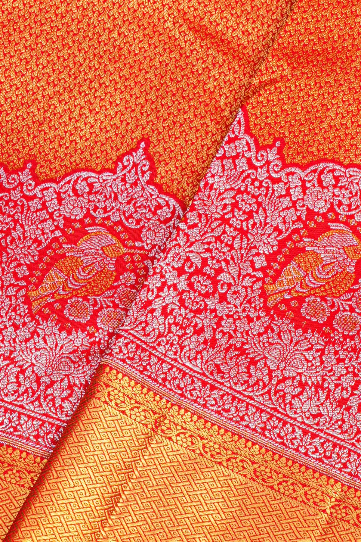 Kancheepuram Silk Red Saree