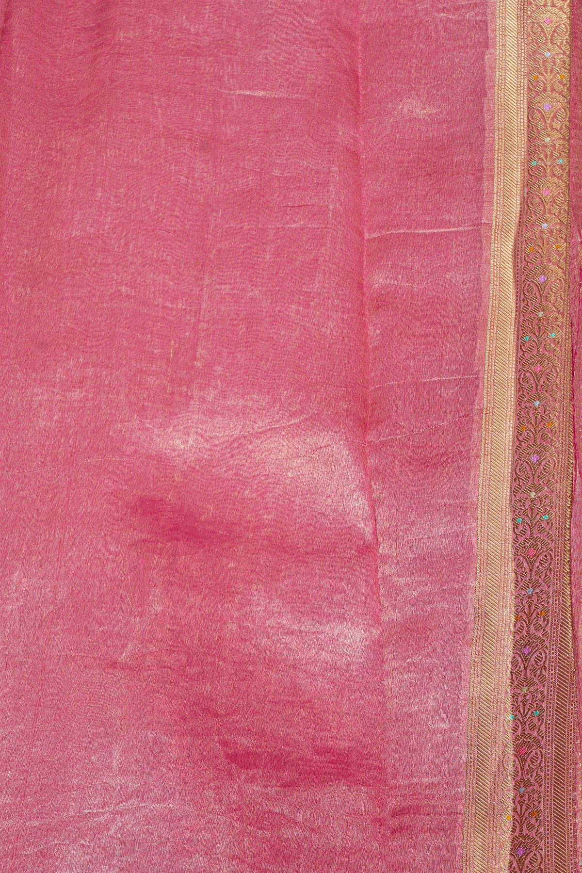 Designer Organza Red Saree