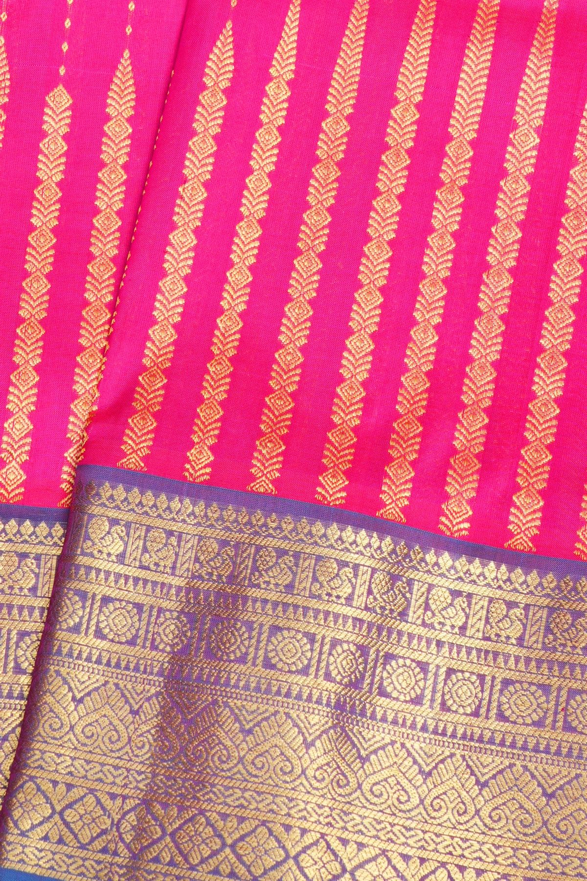 Venkatagiri Silk Pink Saree