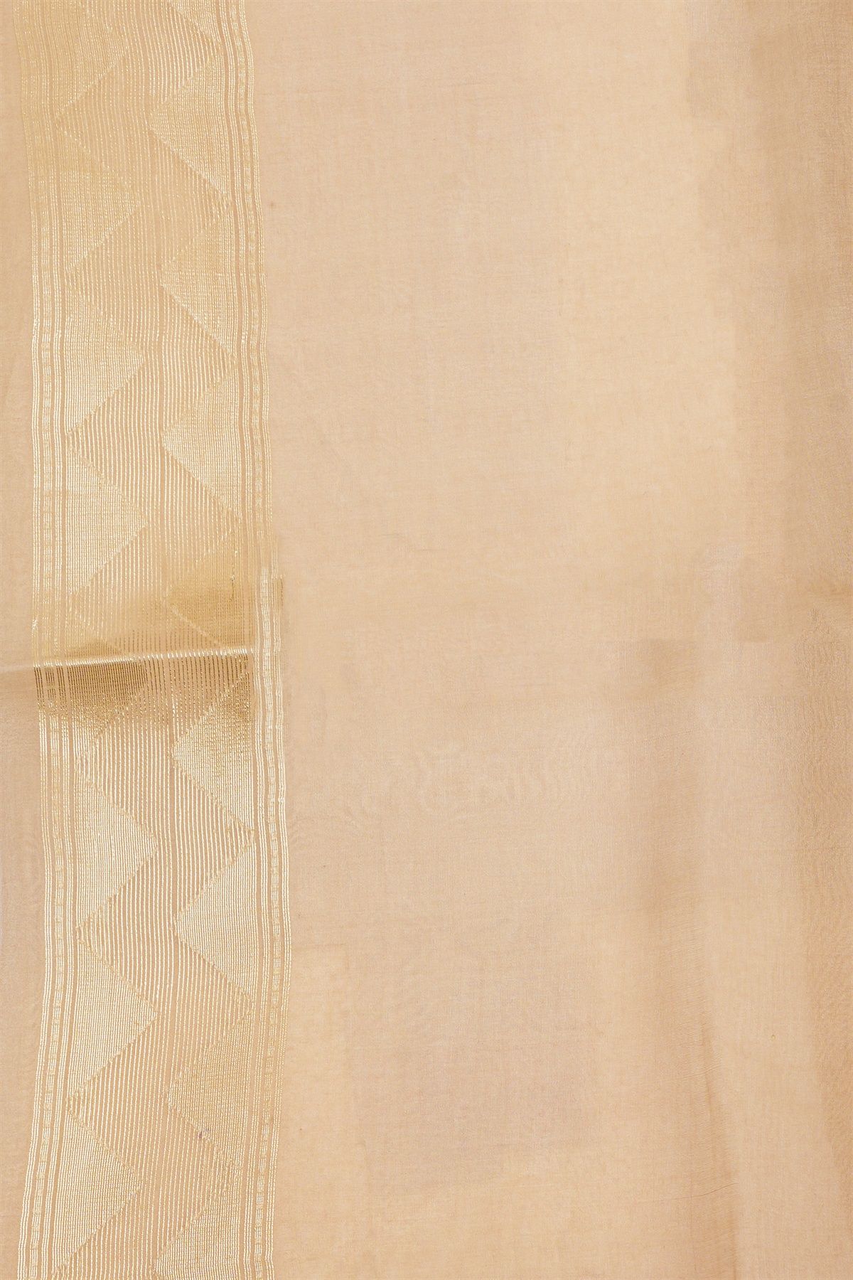 Designer Organza Cream Saree