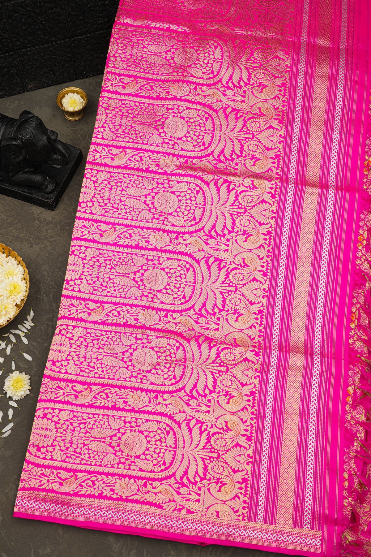 Banarasi Silk Pink Saree