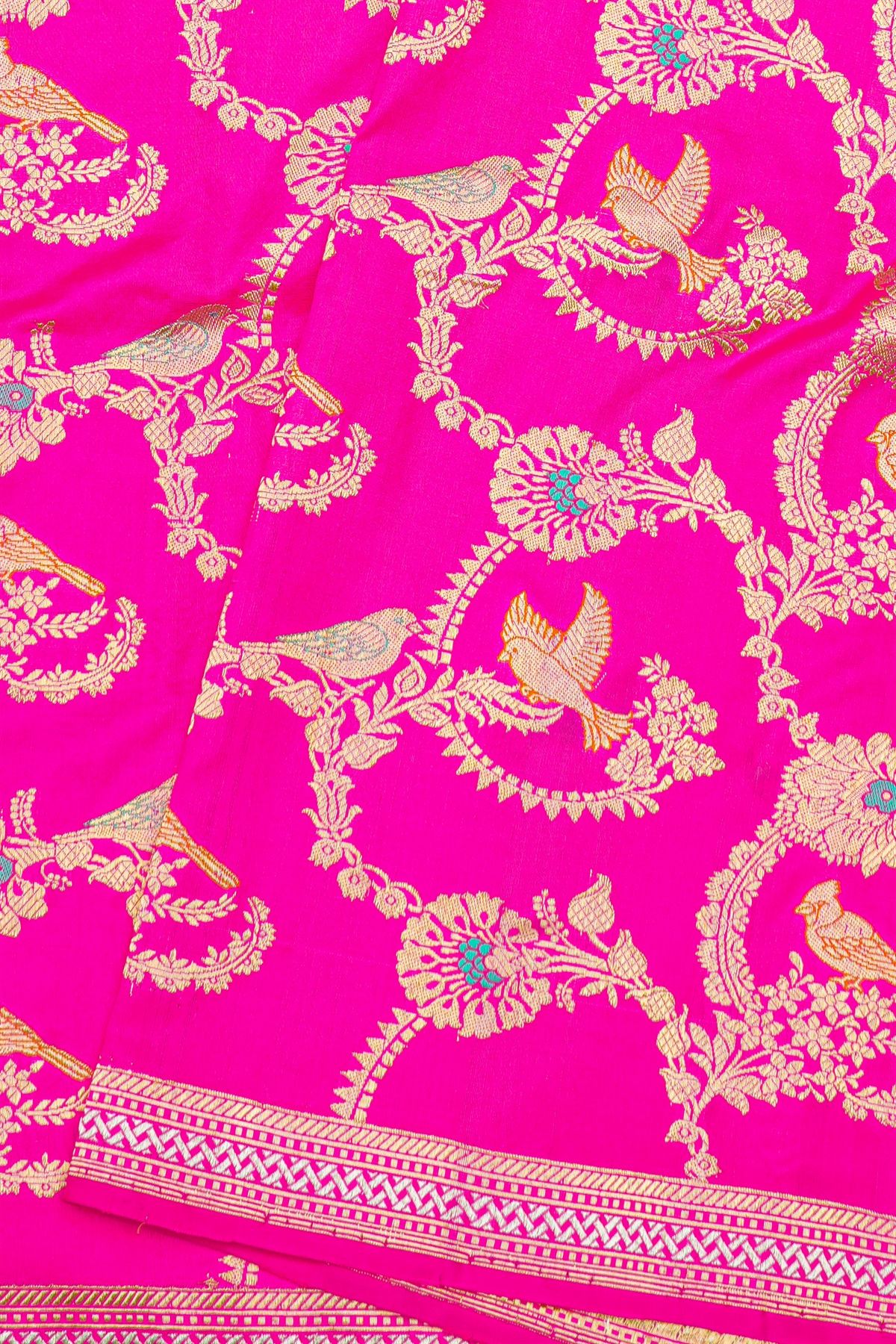 Banarasi Silk Pink Saree