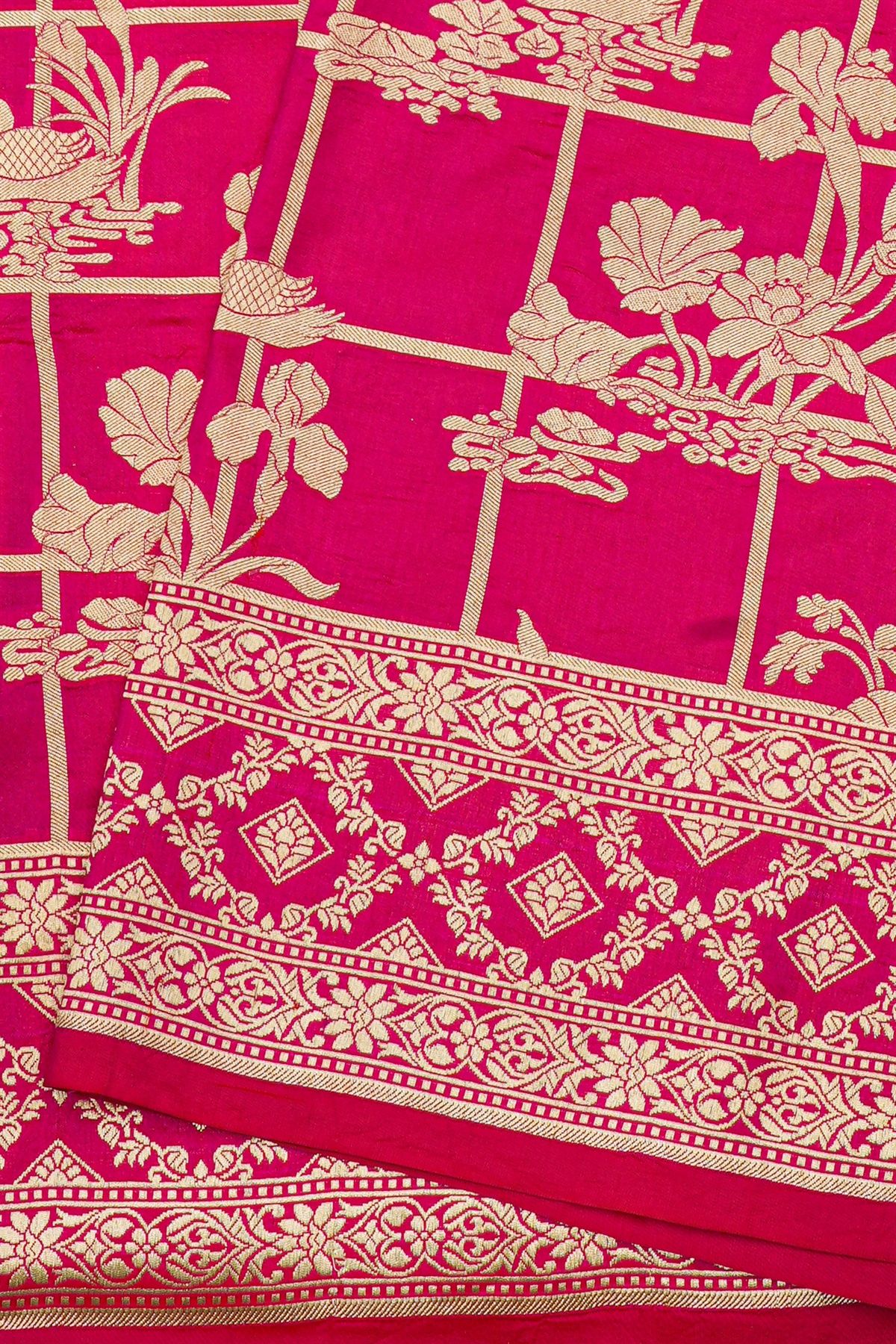 Banarasi Silk Pink Saree