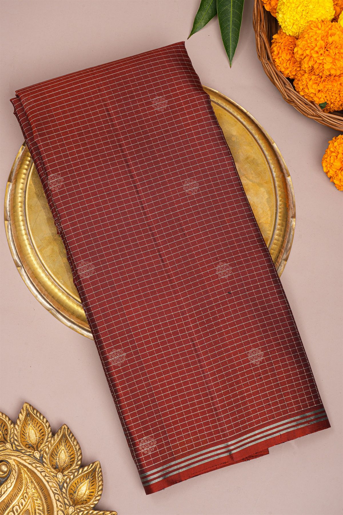 Coimbatore Soft Silk Maroon Saree