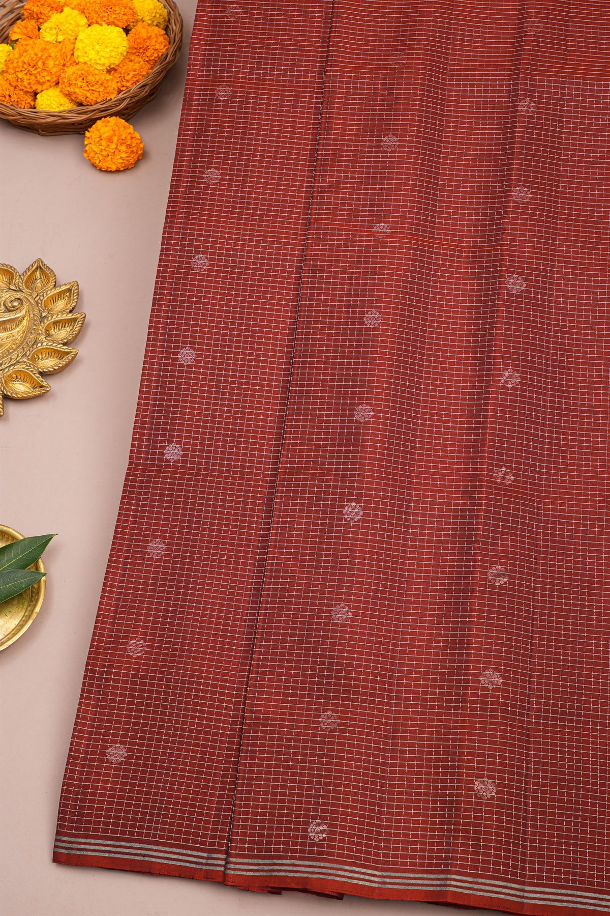 Coimbatore Soft Silk Maroon Saree