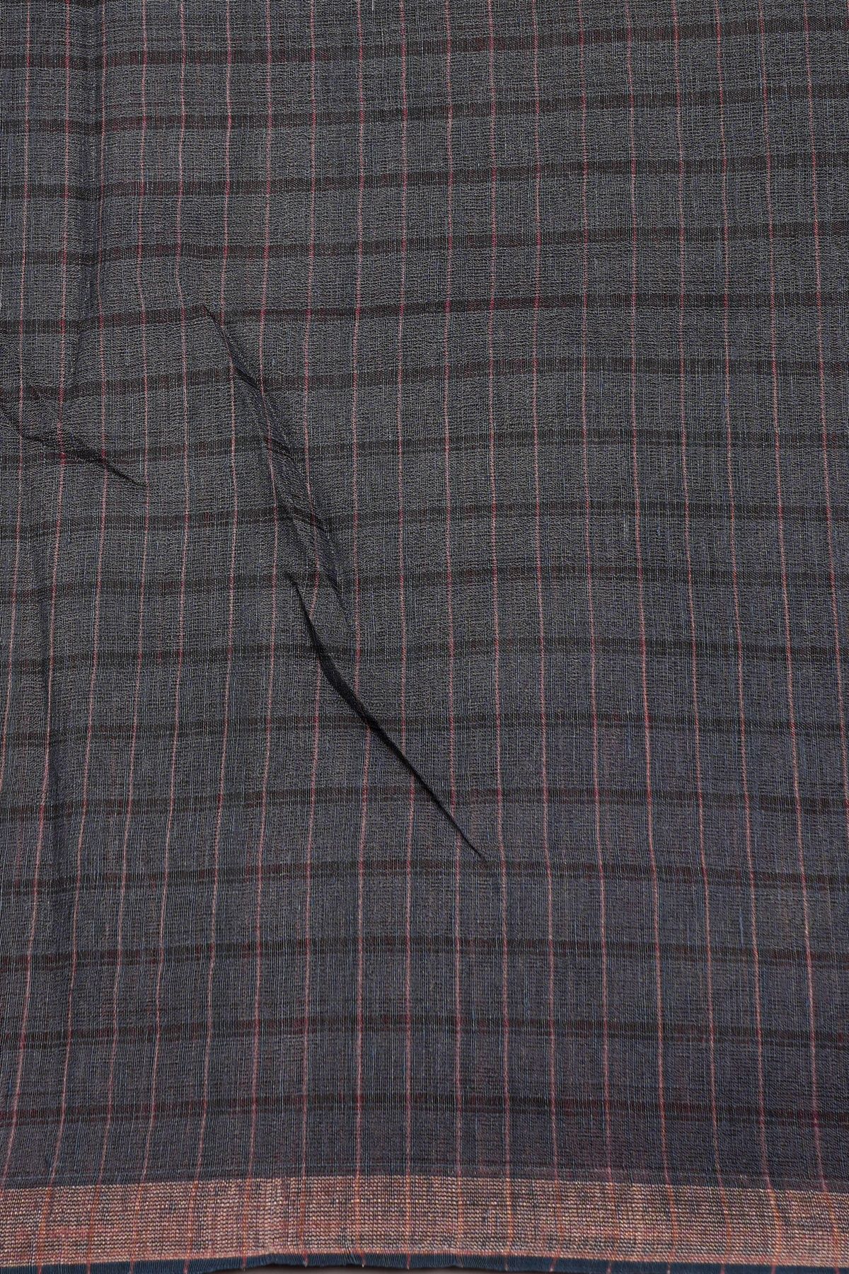 Designer Tussar Grey Saree