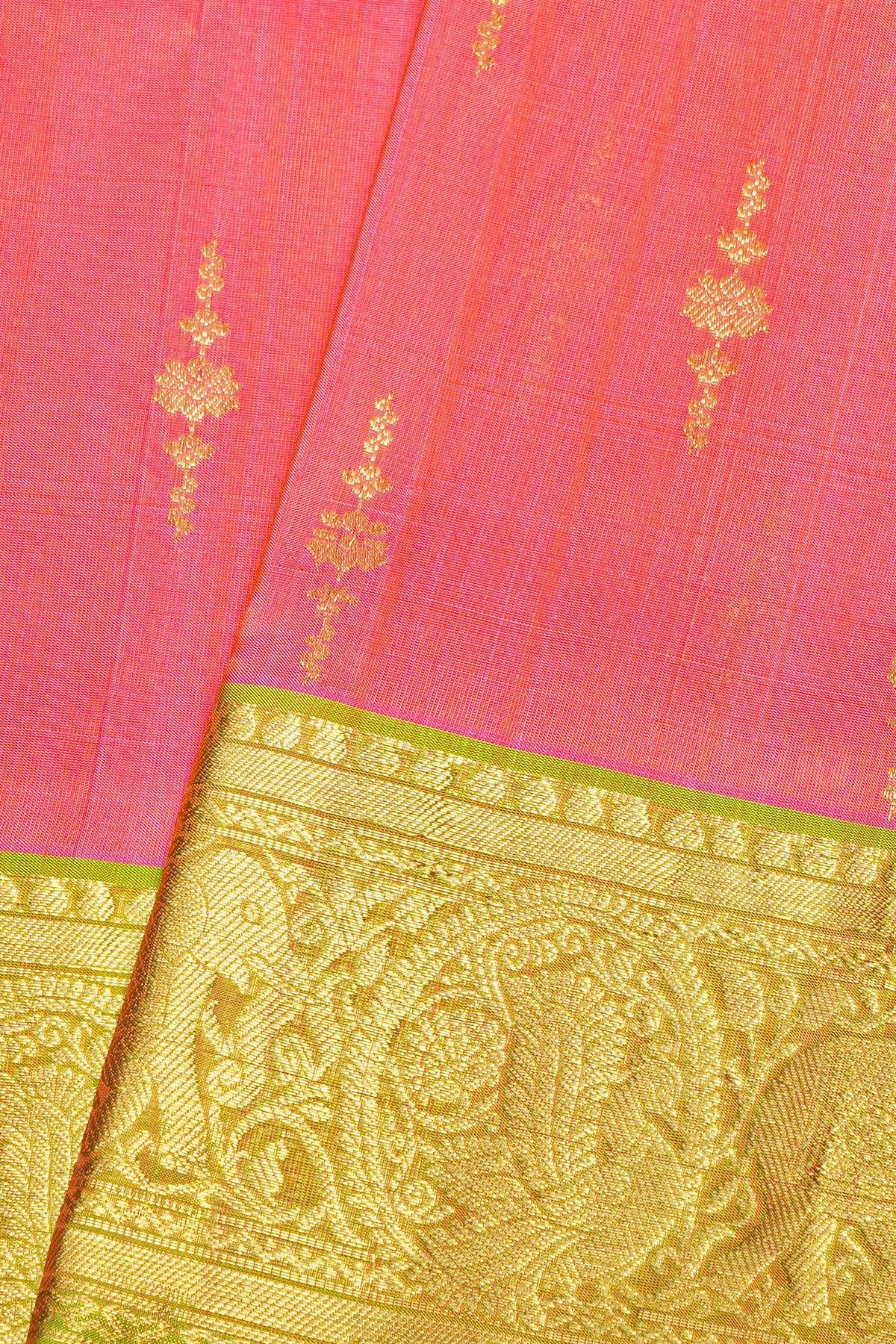 Venkatagiri Silk Pink Saree