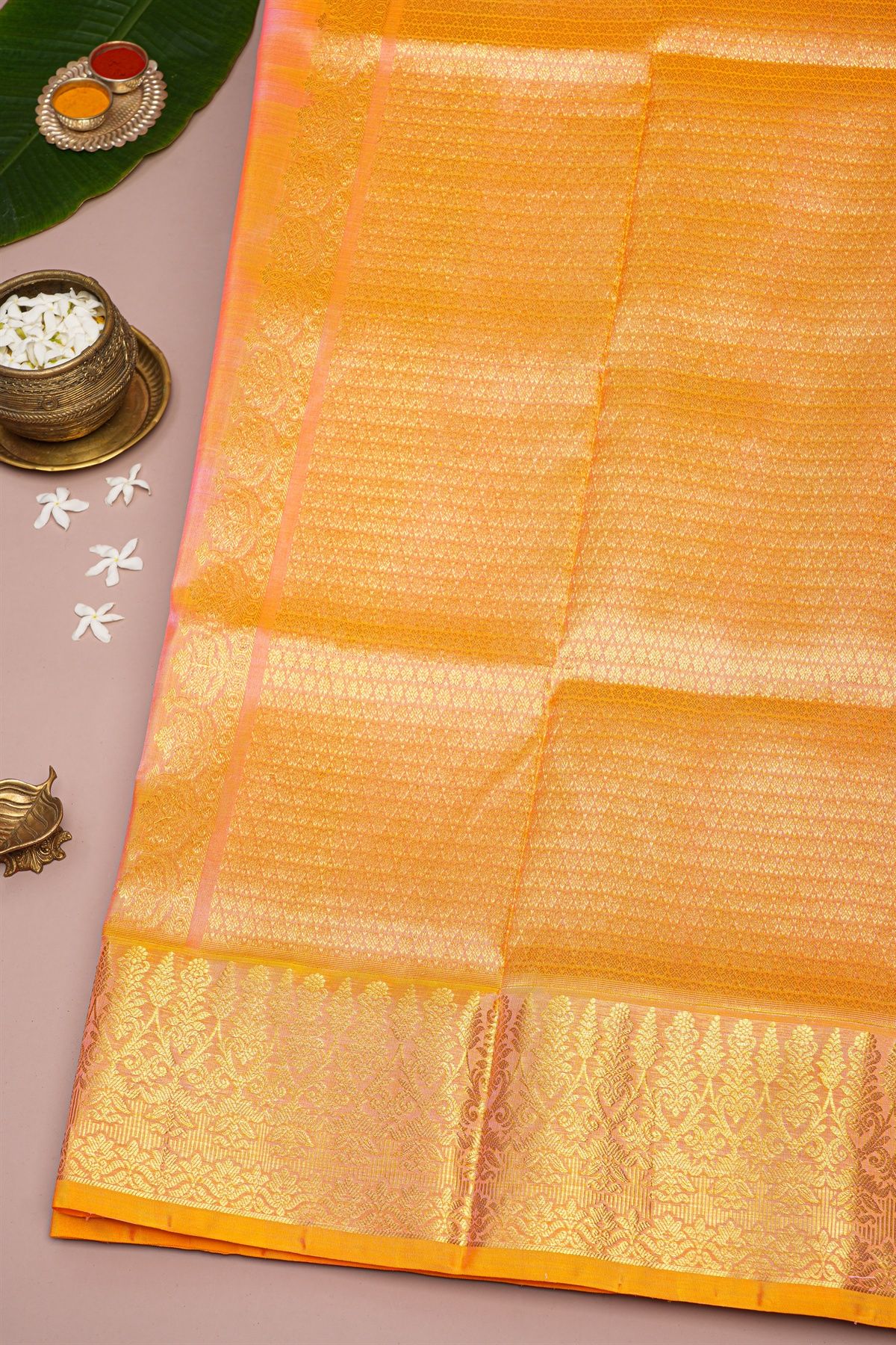 Venkatagiri Silk Pink Saree