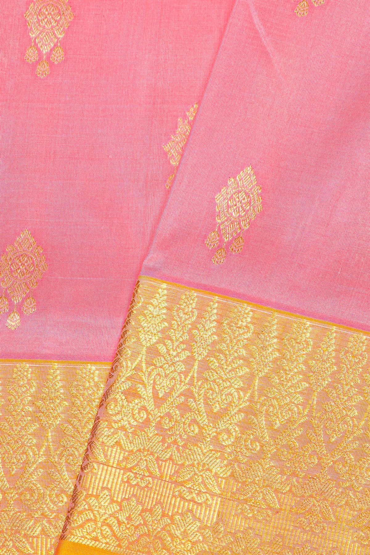 Venkatagiri Silk Pink Saree