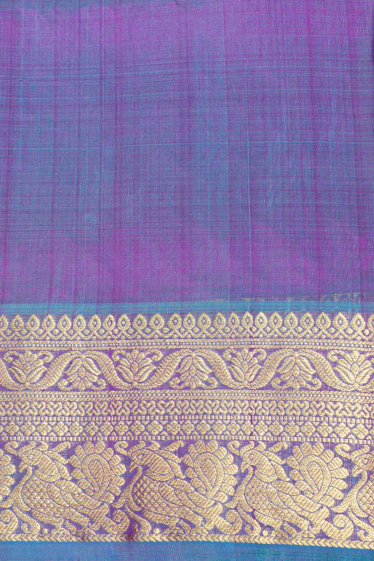 Venkatagiri Silk Purple Saree