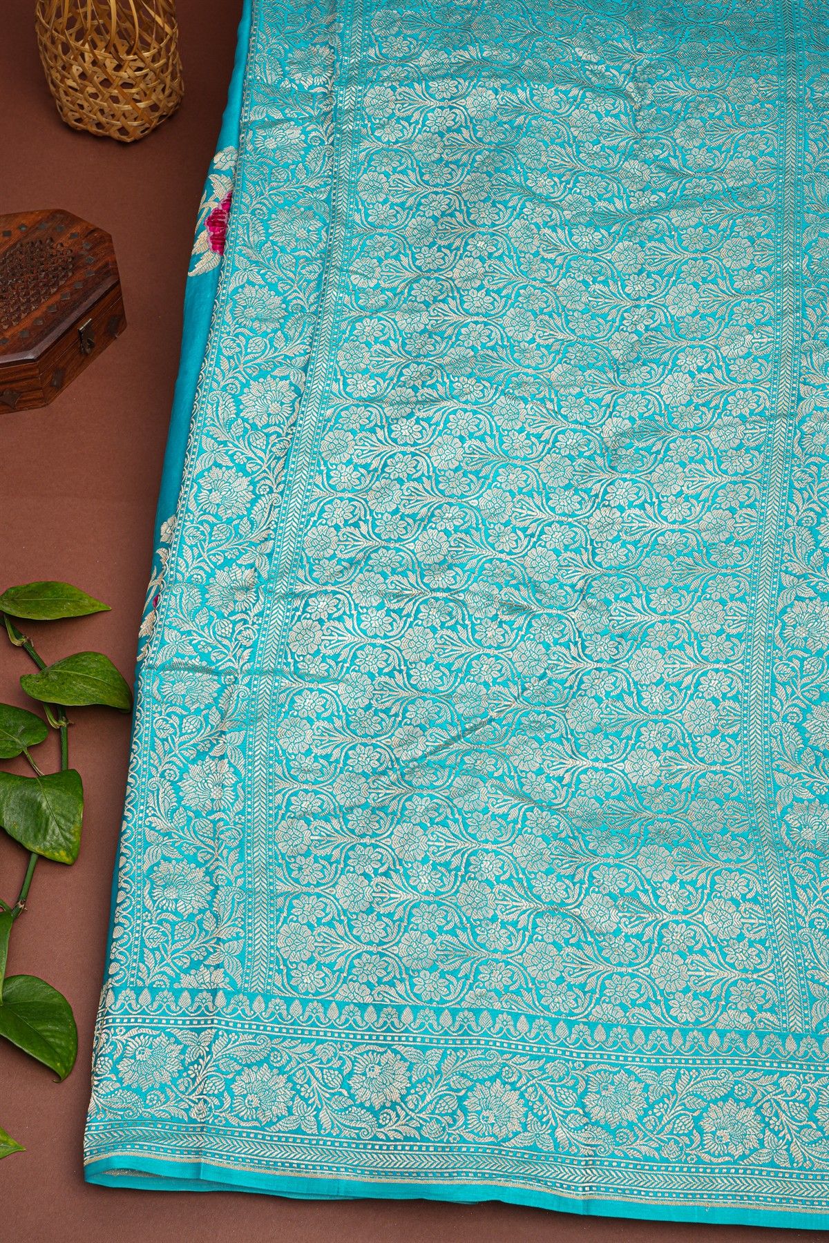 Banarasi Silk Sky Blue Saree