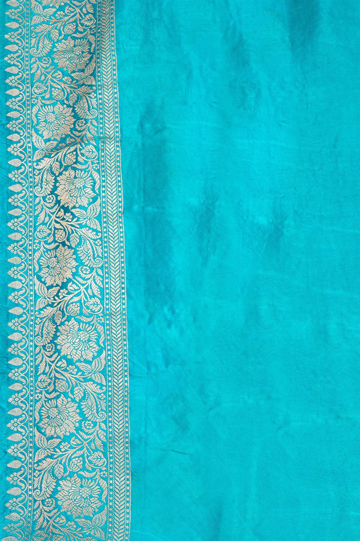 Banarasi Silk Sky Blue Saree