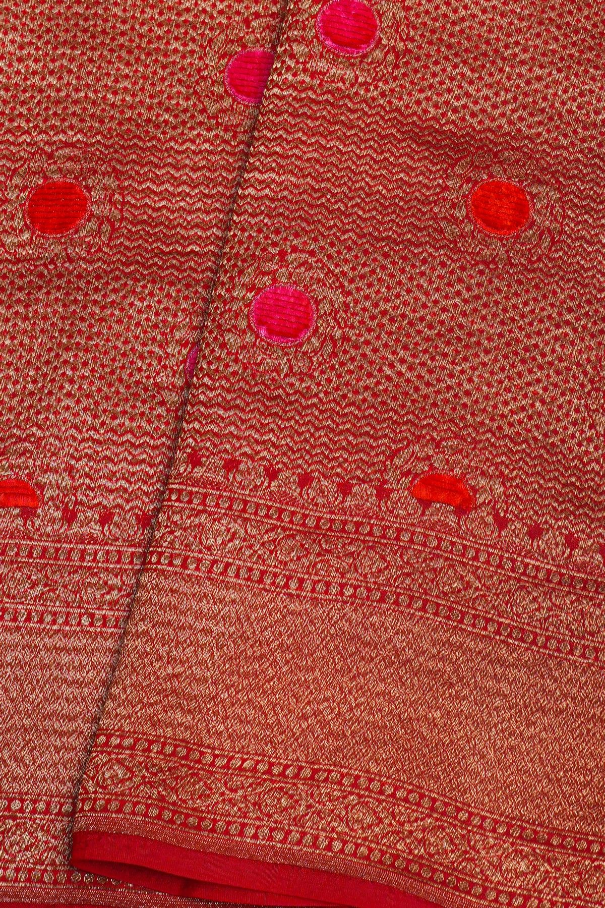 Banarasi Silk Red Saree