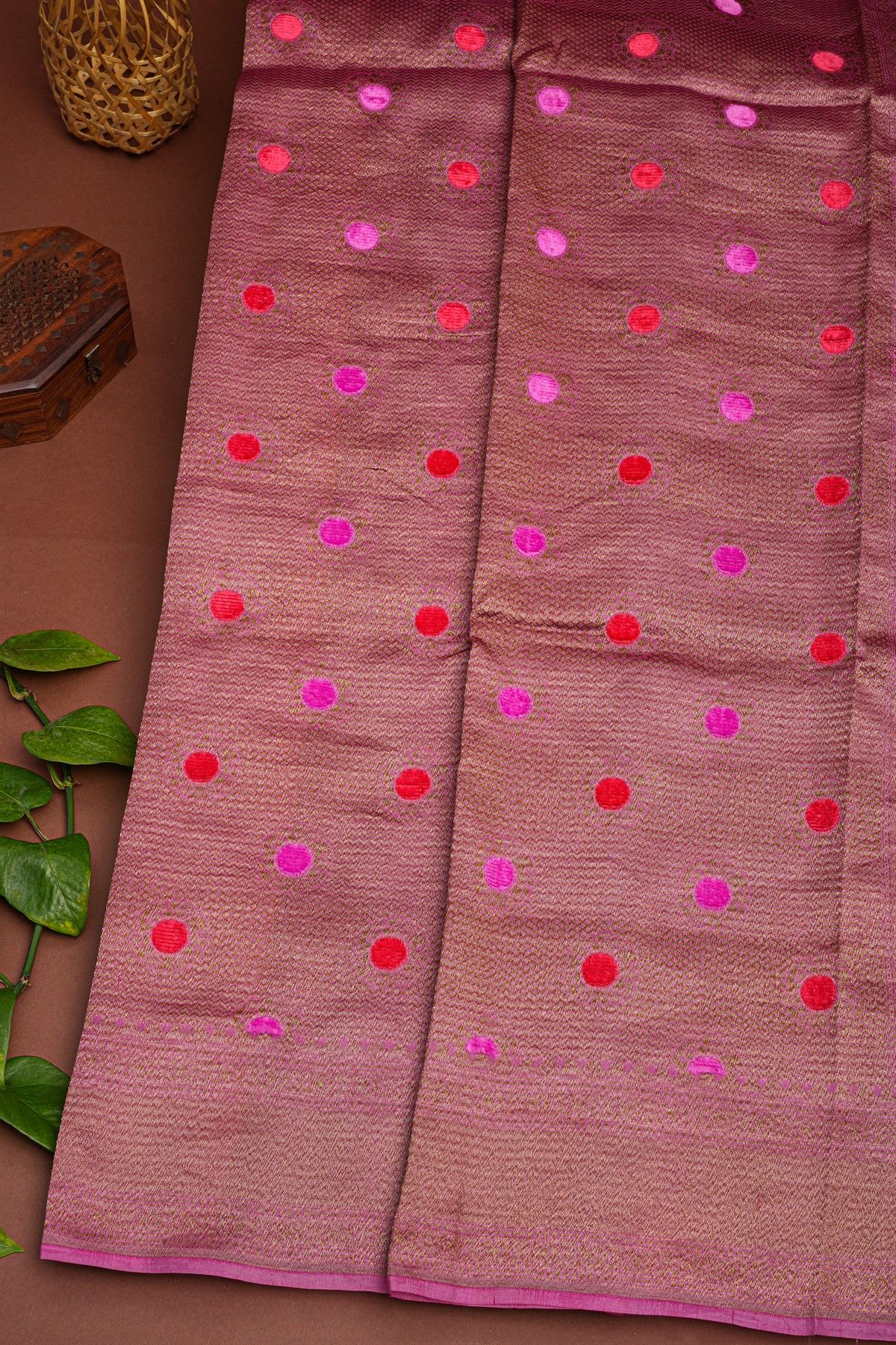 Banarasi Silk Pink Saree