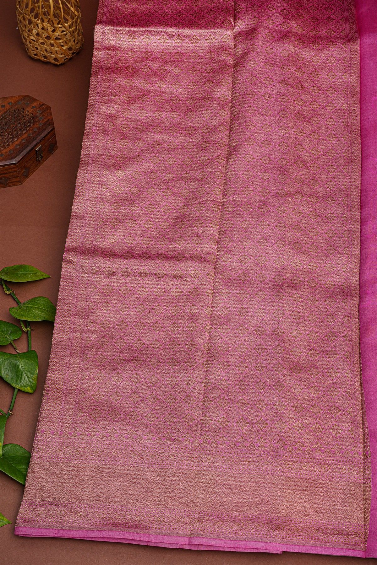 Banarasi Silk Pink Saree