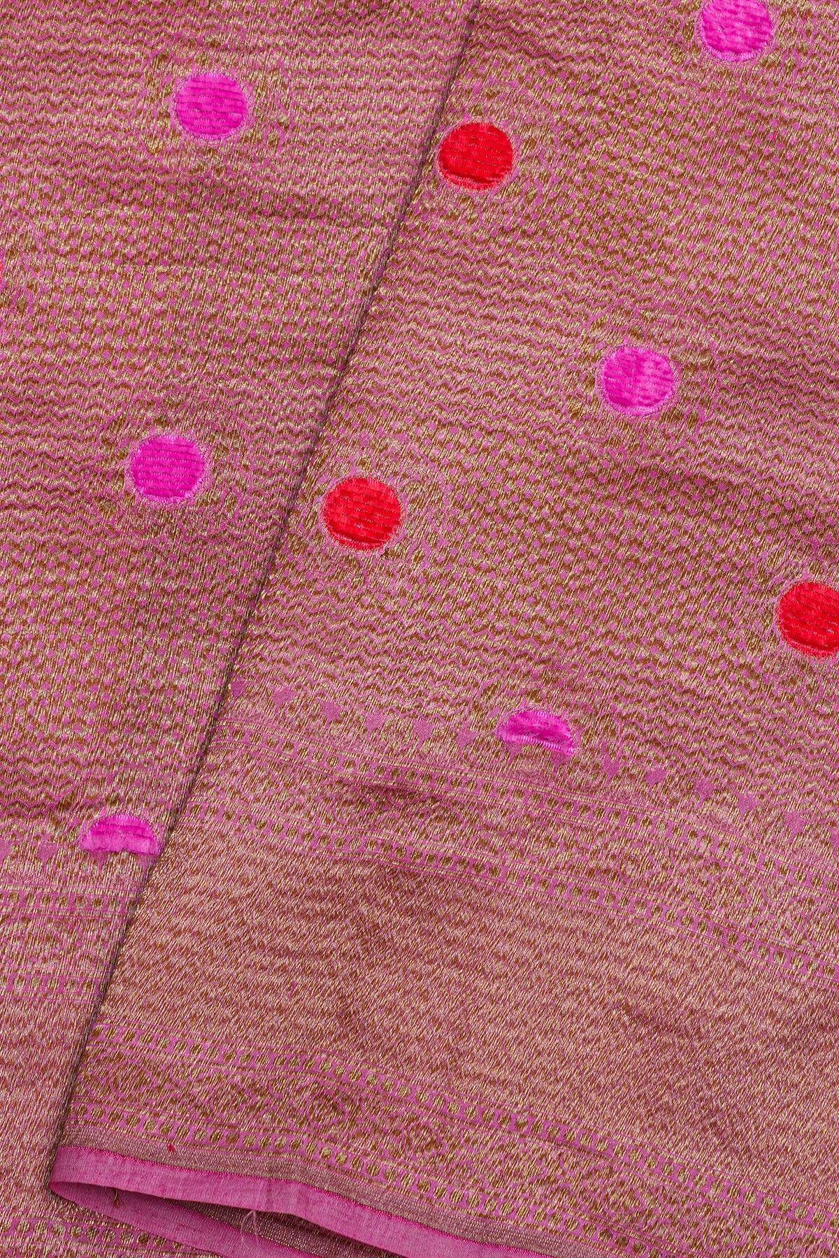 Banarasi Silk Pink Saree