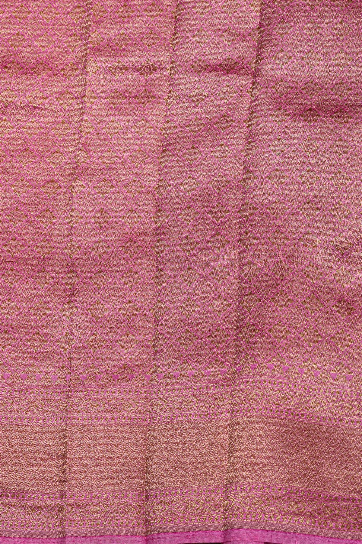 Banarasi Silk Pink Saree