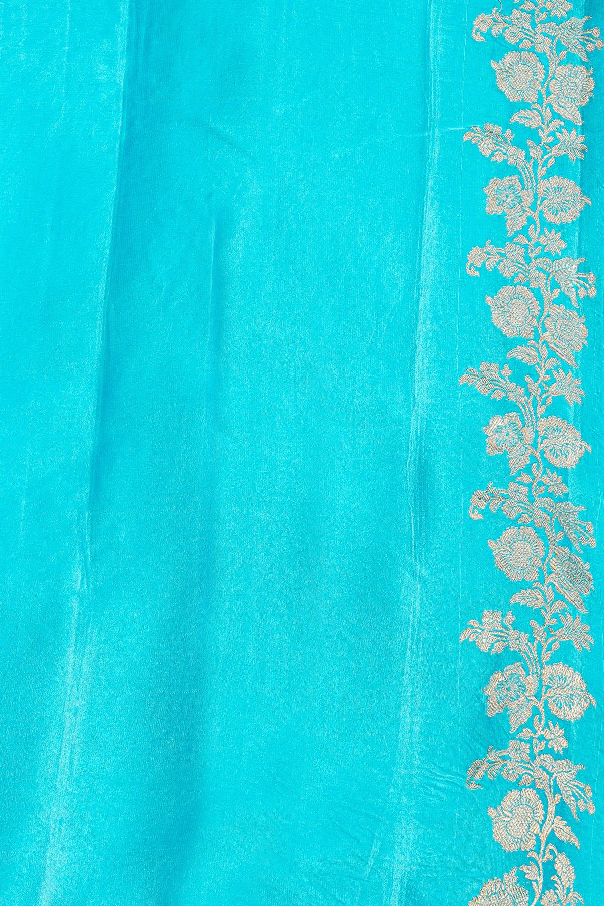 Banarasi Silk Sky Blue Saree